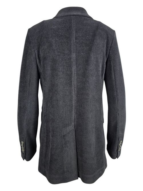 giacca donna doppiopetto in velluto a coste nero Circolo 1901 | FD3636001